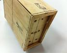 1/2 Bushel Wirebound Wooden Crate